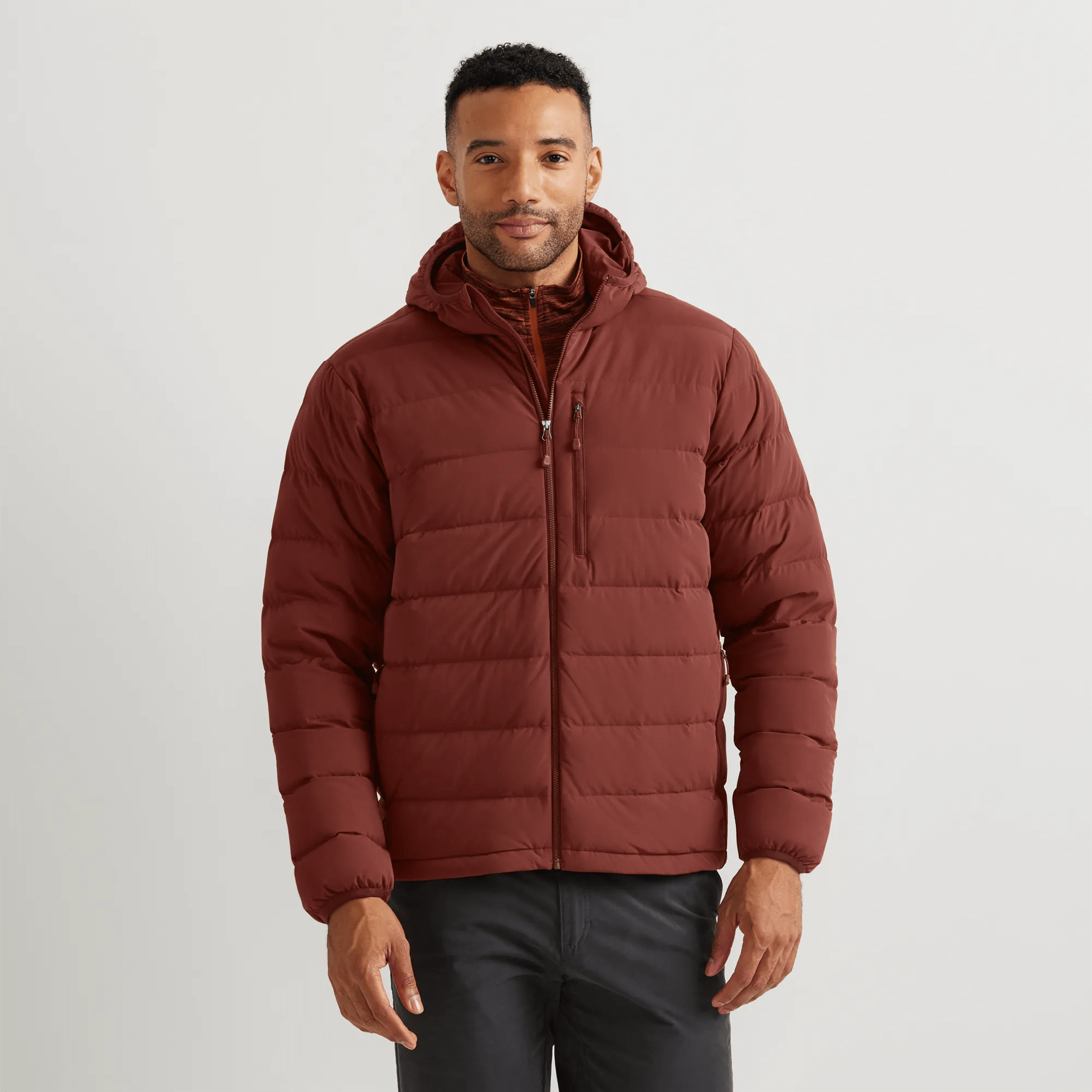 Men's EB Stretch Down Hooded Jacket
