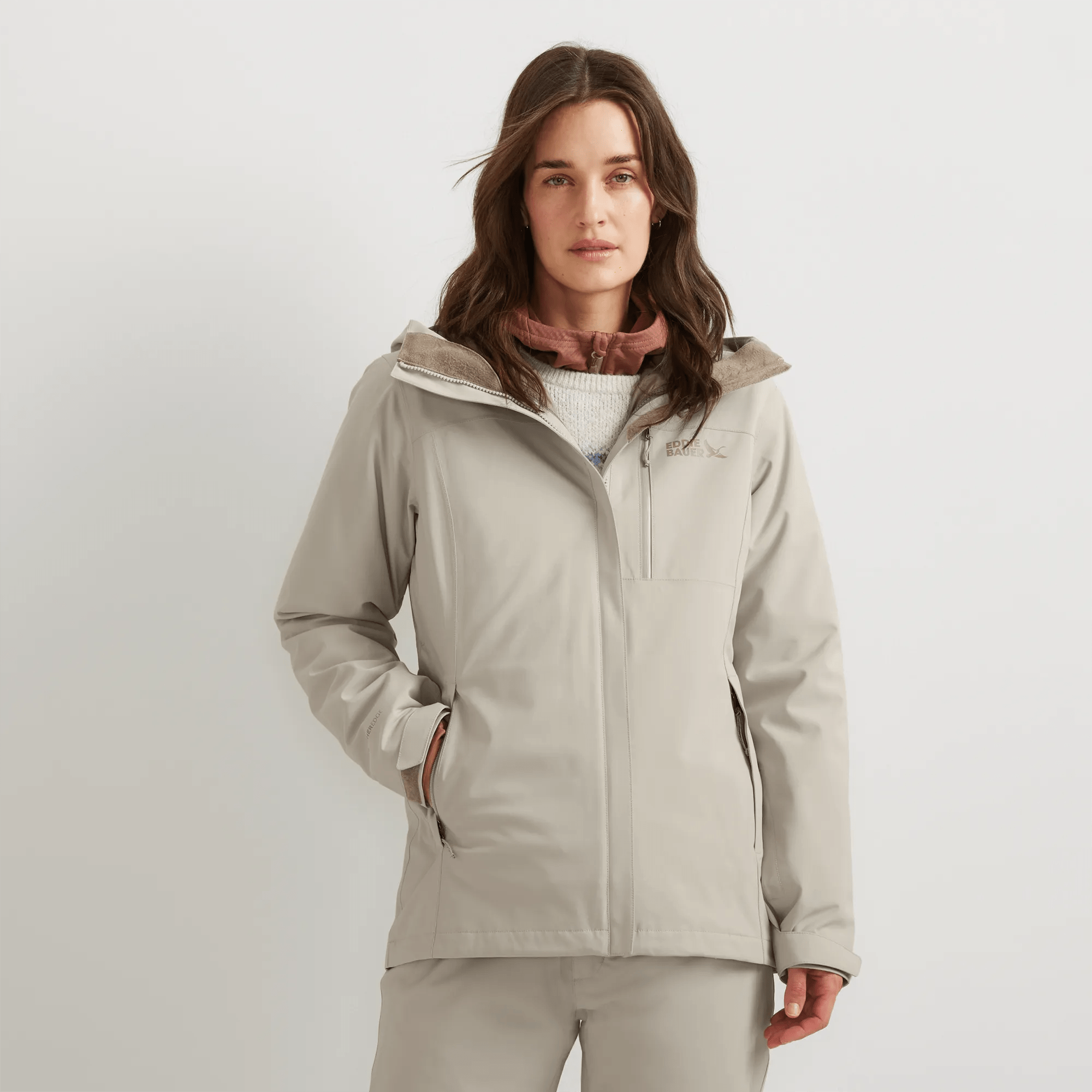 Women's Powder Search 3-In-1 Waterproof Hooded Ski Jacket
