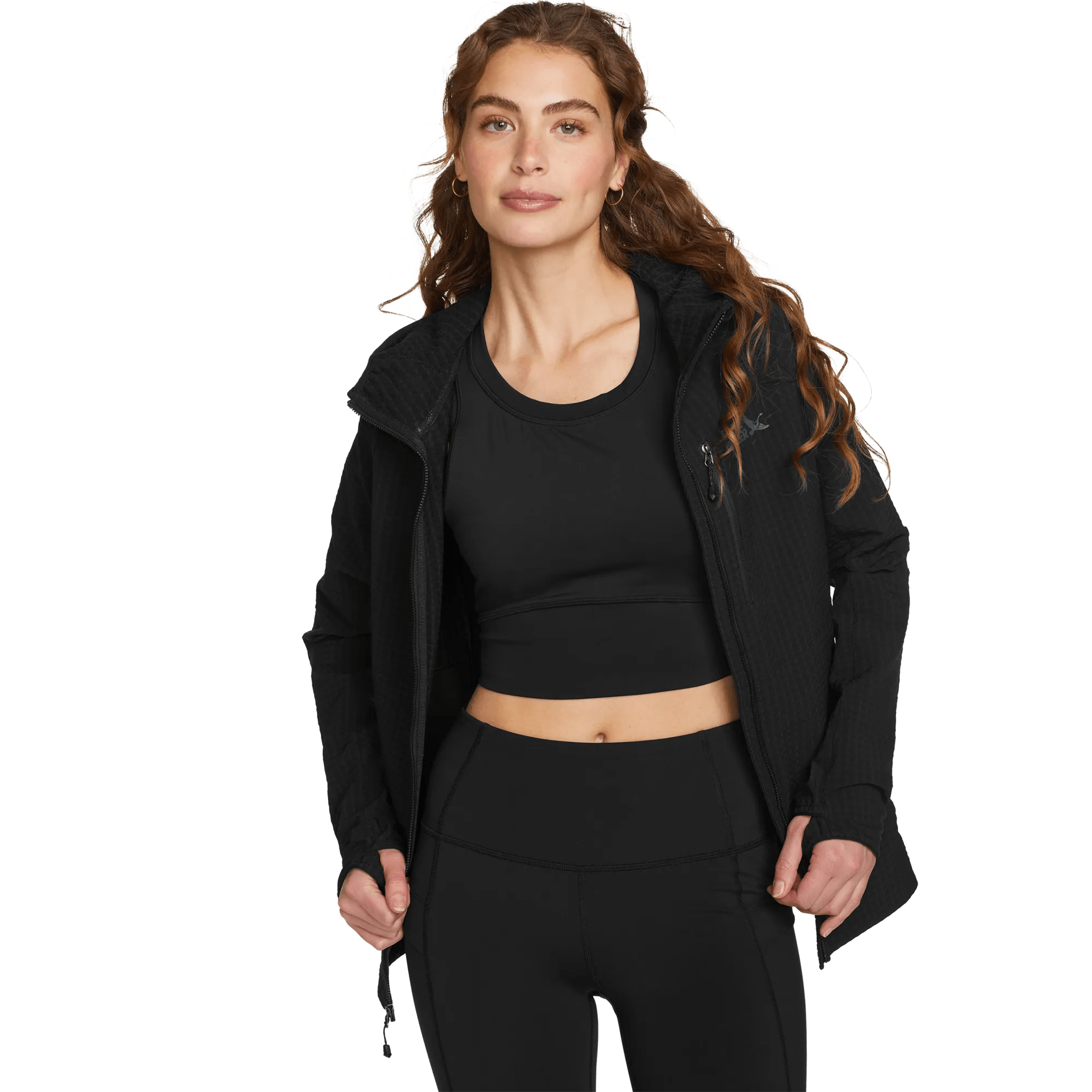 Women's Sandstone Backbone Grid Hoodie