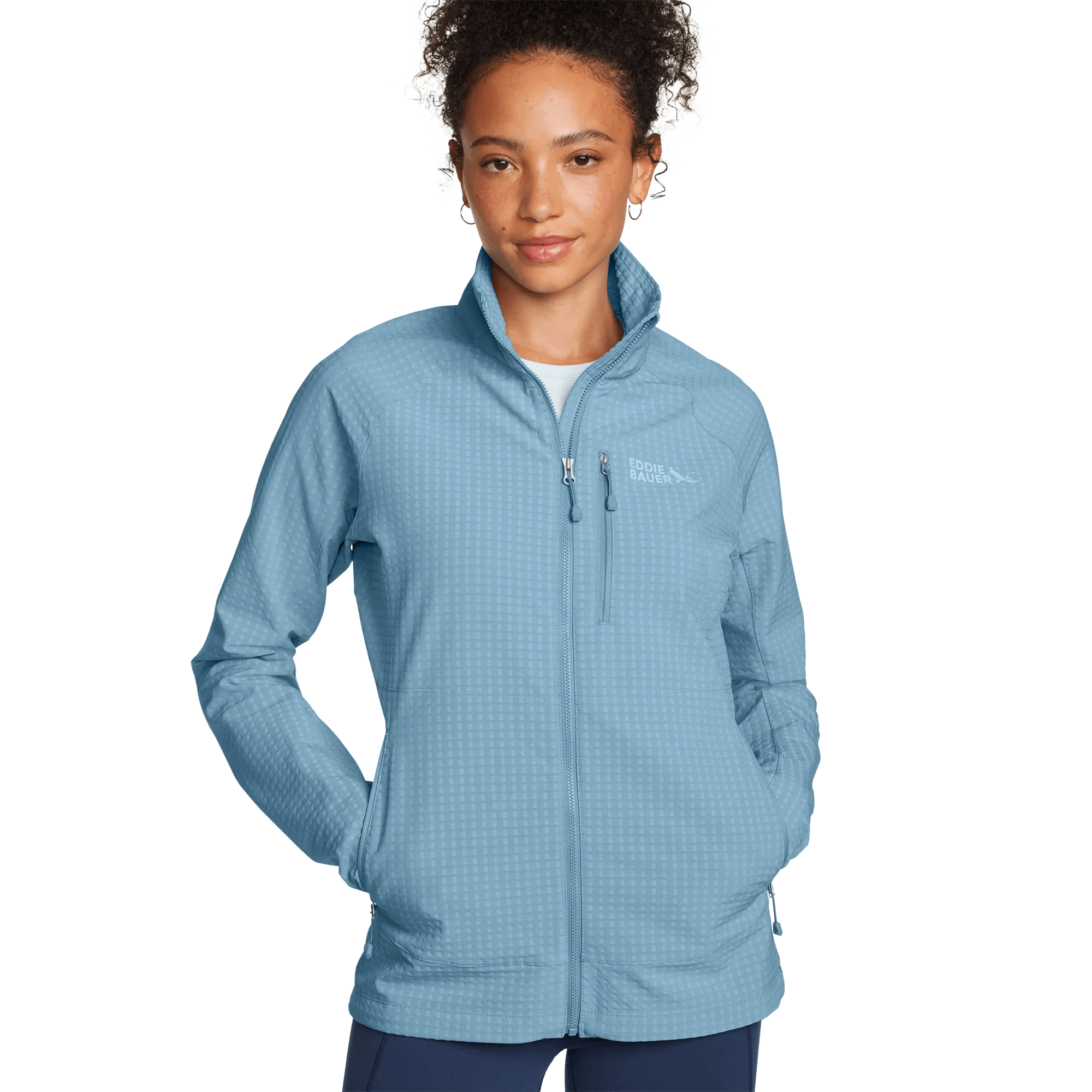 Women's Sandstone Backbone Grid Shell Jacket