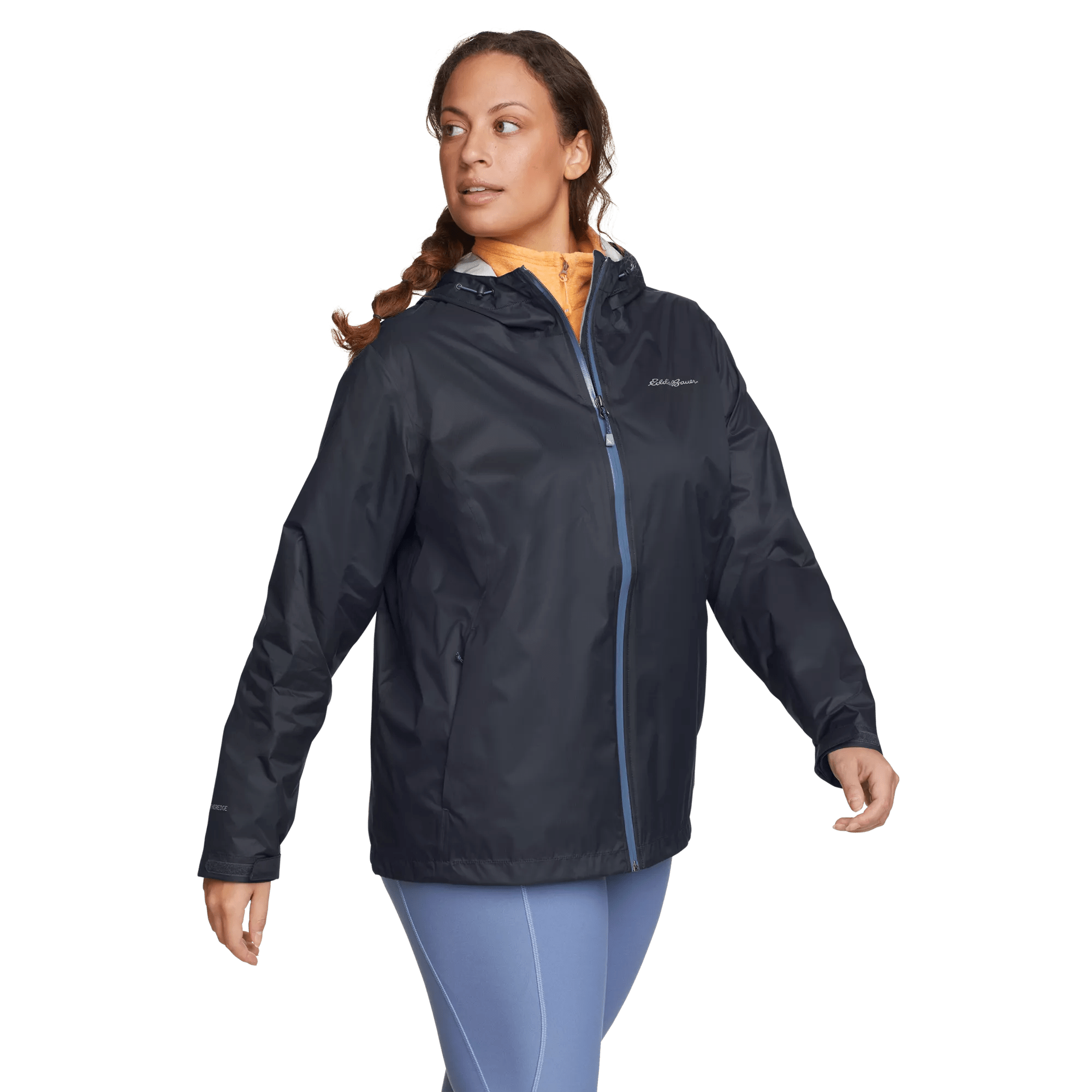 Women's Cloud Cap Waterproof Packable Hooded Rain Jacket