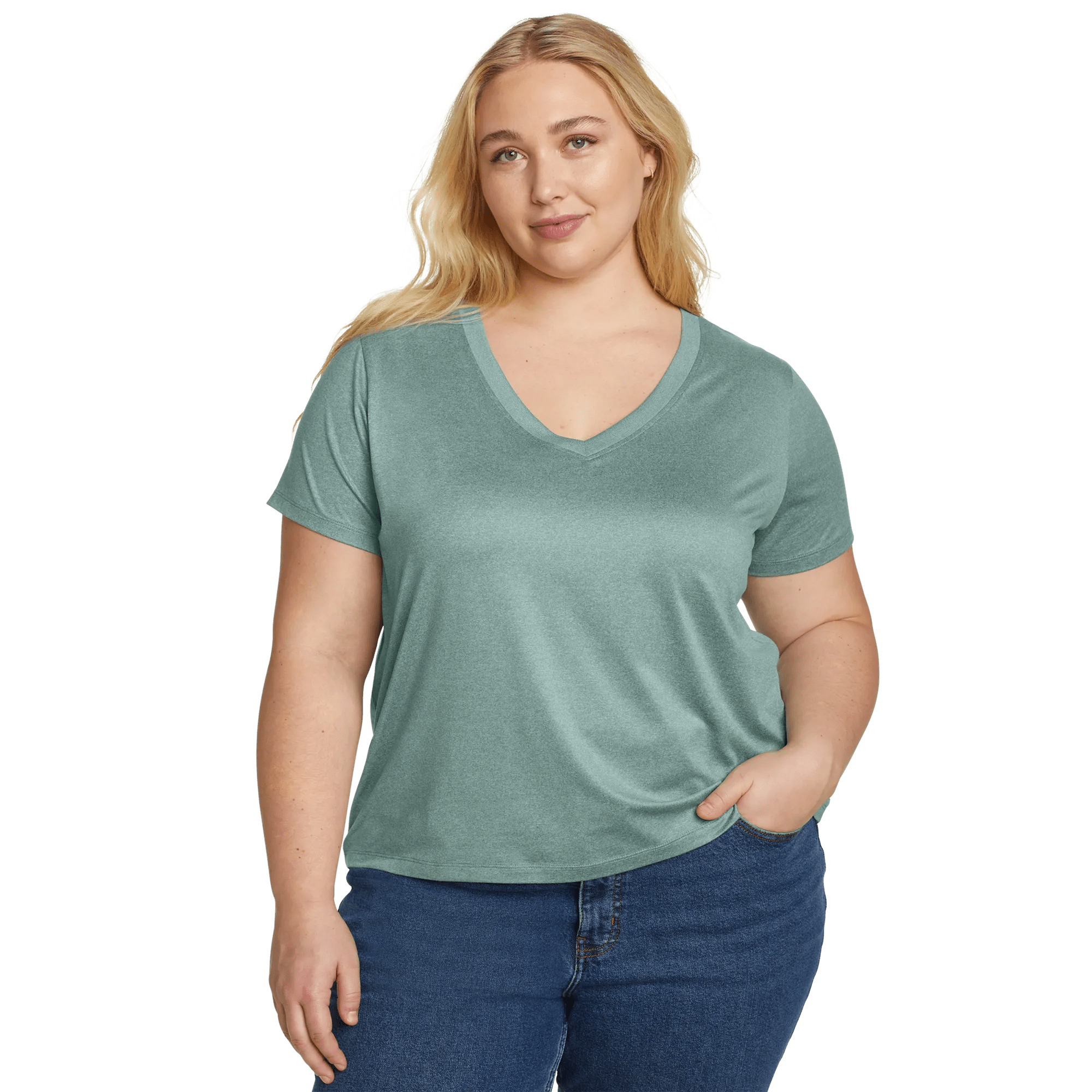 Women's Surreal Travel V-Neck T-Shirt - Image 3