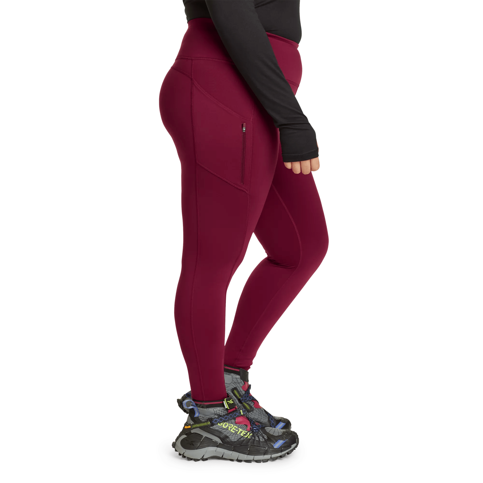 Women's Crossover Winter Trail Adventure High-Rise Leggings - Image 3